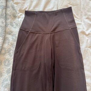 Lululemon Athletica Chocolate Brown flared Leggings
